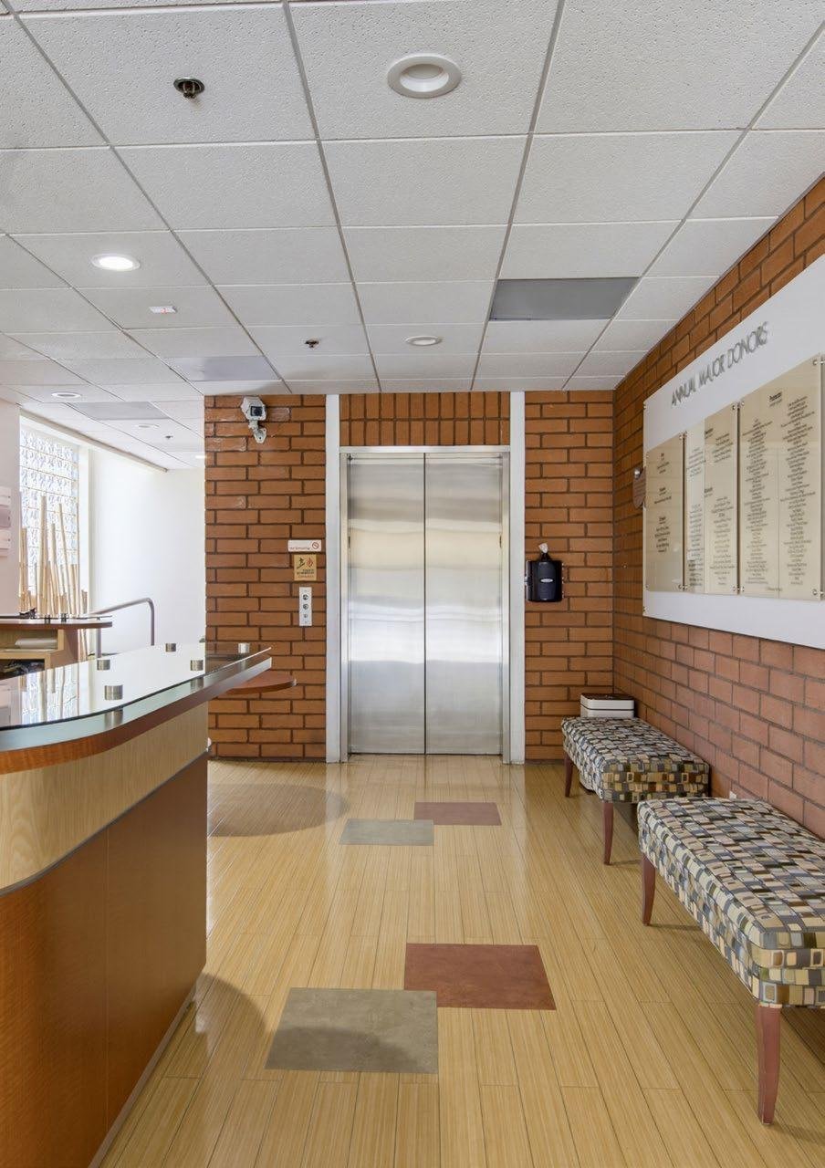 Private lobby and dedicated passenger elevator